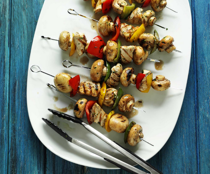 Marinated Mushroom Kebabs