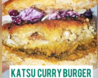 Vegan Katsu Curry Burger