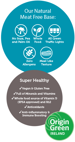 Monaghan Mushrooms Meat-free Blend Infographic