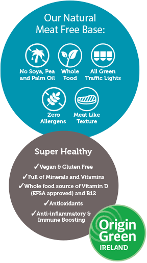 Monaghan Mushrooms Meat-free Blend Infographic